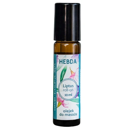 Hebda, Liptus ролл-он с эвкалиптом и мифом, 10 мл: цены и характеристики