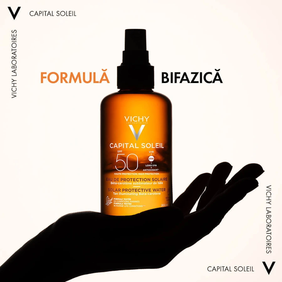 Vichy Capital Soleil Долгоиграющий солнцезащитный крем для лица и тела SPF 50, 200 мл, Vichy: цены и характеристики