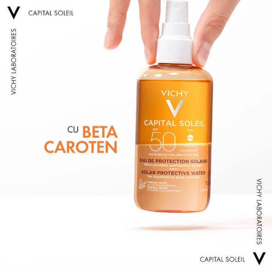Vichy Capital Soleil Долгоиграющий солнцезащитный крем для лица и тела SPF 50, 200 мл, Vichy: цены и характеристики