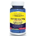 Комплекс D3+K2+Ca+Mg Herbagetica Complex Natural D3+K2+Ca+Mg, 60 вегетарианских капсул