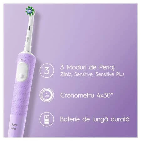 Электрическая зубная щетка Vitality Pro Violet, Oral-B: цены и характеристики