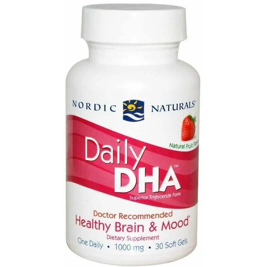 Daily DHA Omega Strawberry (30 капс) Nordic Naturals: цены и характеристики