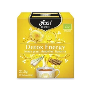 Детокс-енергетичний чай, 12 пакетиків, Yogi Tea