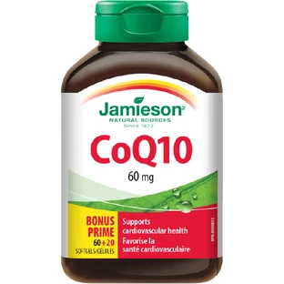 Коензим Q10 60 мг 80 капсул Jamieson Коензим Q10 60 мг 80 капсул