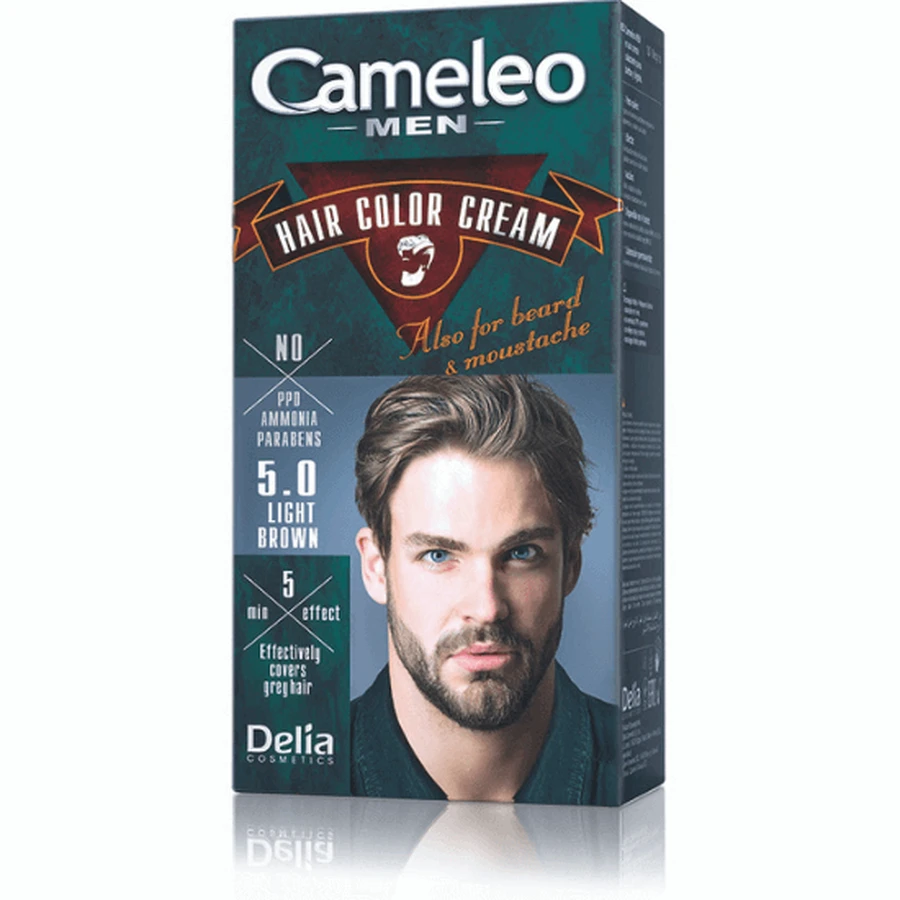 Краска для волос для мужчин Cameleo, 5.0 Светло-коричневый, Delia Cosmetics: цены и характеристики
