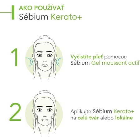 Гель-крем BioDerma Sébium Kerato+ від акне з підвищеною толерантністю 30 мл: ціни та характеристики