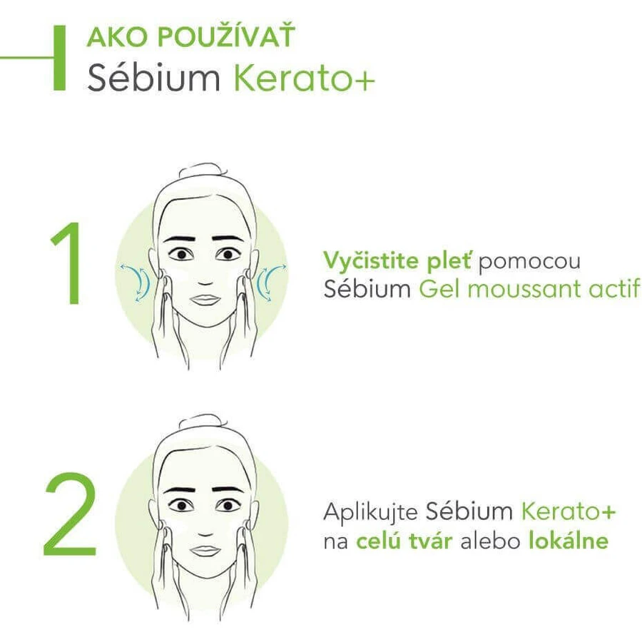 Гель-крем BioDerma Sébium Kerato+ від акне з підвищеною толерантністю 30 мл: ціни та характеристики