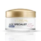 Нічний крем проти зморшок Age Specialist 45+ з ефектом ліфтингу Age Specialist 45+, 50 мл, Loreal