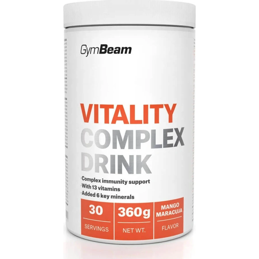 Gymbeam комплексный напиток манго маракуйя 360 г 360 г манго маракуйя: цены и характеристики