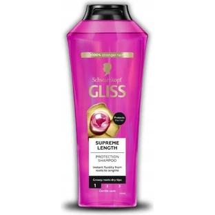 Schwarzkopf Gliss ampón Supreme Length 1×400 мл, ampón