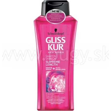 Schwarzkopf Gliss ampón Supreme Length 1×400 мл, ampón: цены и характеристики