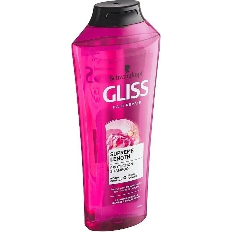 Schwarzkopf Gliss ampón Supreme Length 1×400 мл, ampón: цены и характеристики