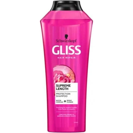 Schwarzkopf Gliss ampón Supreme Length 1×400 мл, ampón: цены и характеристики