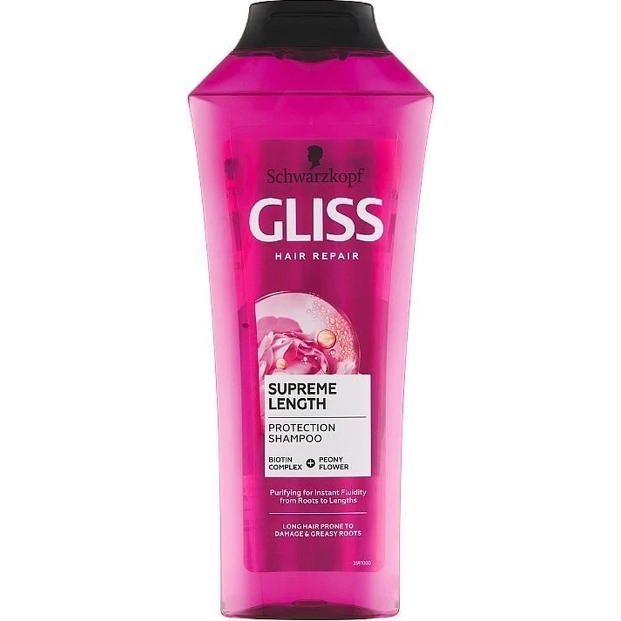 Schwarzkopf Gliss ampón Supreme Length 1×400 мл, ampón: цены и характеристики