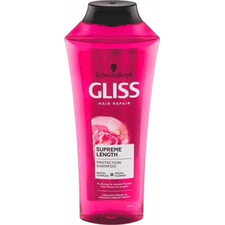 Schwarzkopf Gliss ampón Supreme Length 1×400 мл, ampón: цены и характеристики