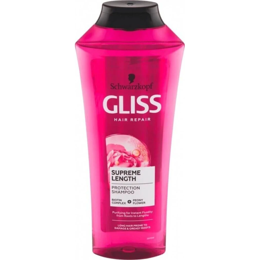 Schwarzkopf Gliss ampón Supreme Length 1×400 мл, ampón: цены и характеристики