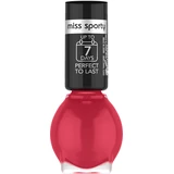 Miss Sporty Стійкий кольоровий лак для нігтів 205 Red, 7 мл