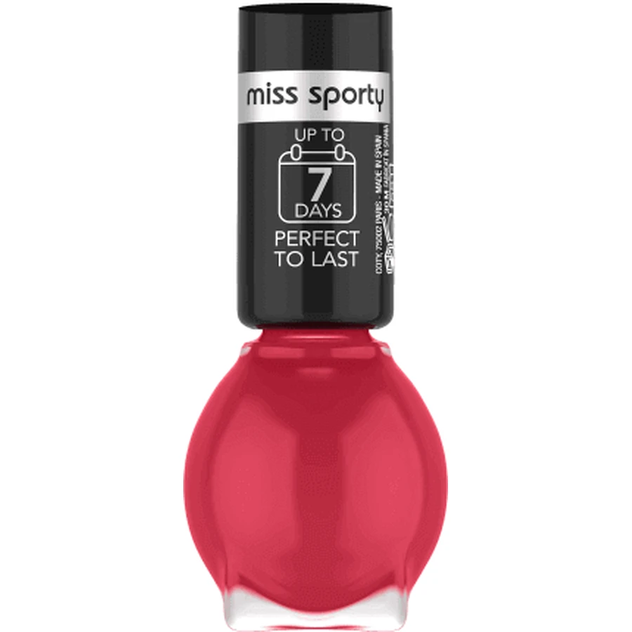 Miss Sporty Стійкий кольоровий лак для нігтів 205 Red, 7 мл: ціни та характеристики