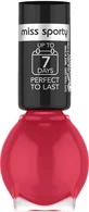 Miss Sporty Стійкий кольоровий лак для нігтів 205 Red, 7 мл