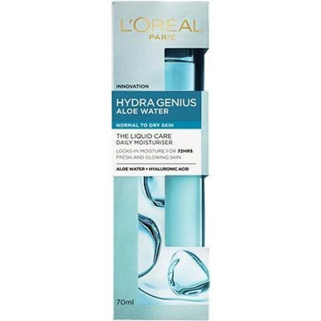 L'Oréal Paris Hydra Genius вода для нормальної та сухої шкіри 70 мл: ціни та характеристики