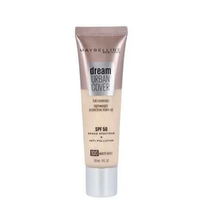 Foundation, Maybelline, Dream Urban Cover SPF50, 100 Warm Ivory, 30 мл