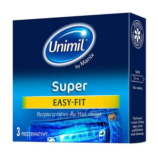 Латексні презервативи Unimil Super Comfort and Safety, 3 шт.