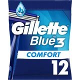 Чоловічі комфортні бритви Gillette Blue3 12 шт.
