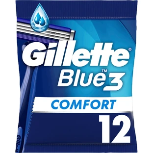Gillette Blue3 Мужские комфортные бритвы 12 шт