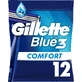 Gillette Blue3 Мужские комфортные бритвы 12 шт