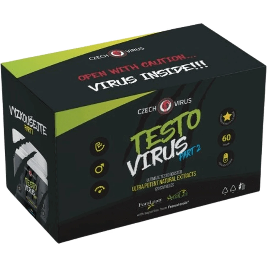 Чешский вирус Testo Virus часть 2, 120 капсул: цены и характеристики