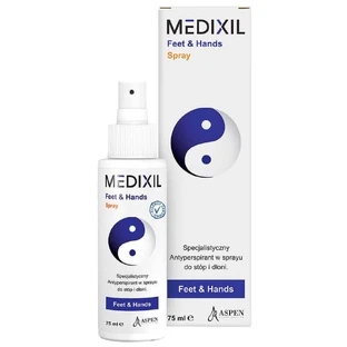 Medixil Feet & Hands, спрей-антиперспірант для ніг і рук, 75 мл