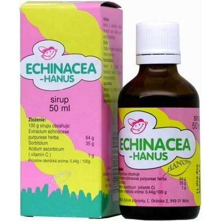 HANUS ECHINACEA CHILDREN'S SYRUP 1×50 мл, детский сироп, 6м+: цены и характеристики