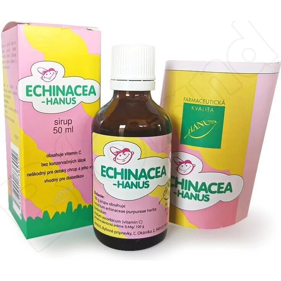 HANUS ECHINACEA CHILDREN'S SYRUP 1×50 мл, детский сироп, 6м+: цены и характеристики