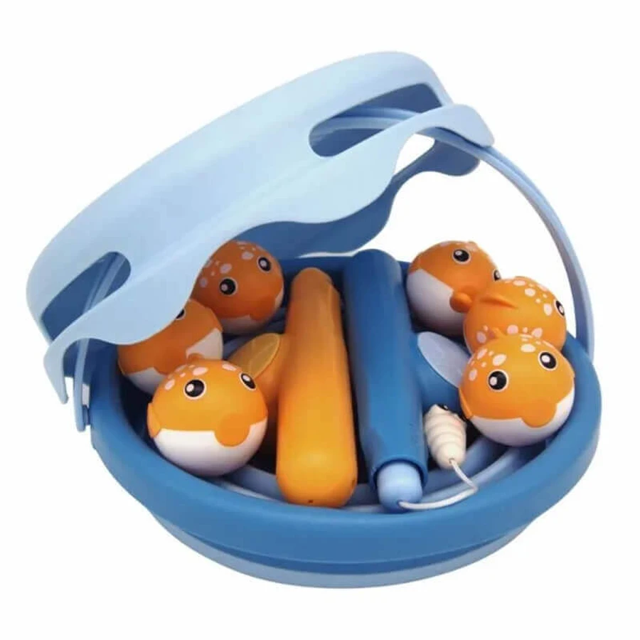 CompacToys, игровой набор, магнитная рыбка в ведре, от 2 лет, 11 деталей: цены и характеристики