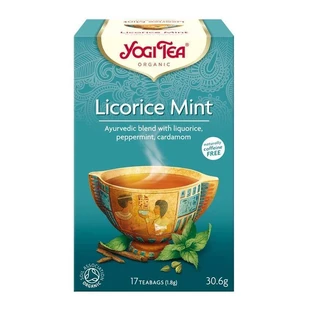 М'ятний чай з лакрицею, 17 пакетиків, Yogi Tea