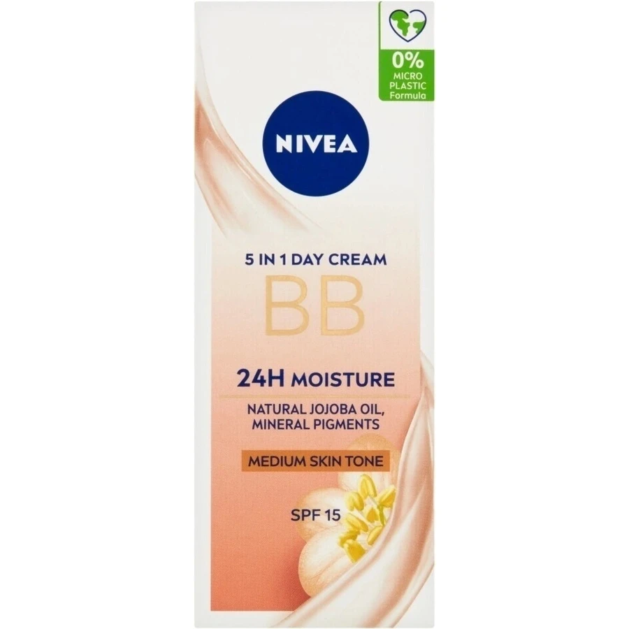 NIVEA Осветляющий увлажняющий BB-крем 5в1 1×50 мл, темный BB-крем: цены и характеристики