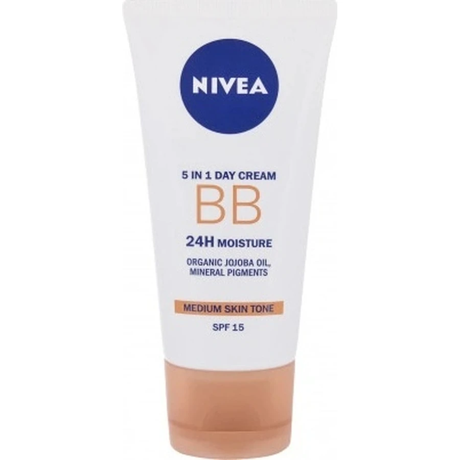 NIVEA Осветляющий увлажняющий BB-крем 5в1 1×50 мл, темный BB-крем: цены и характеристики