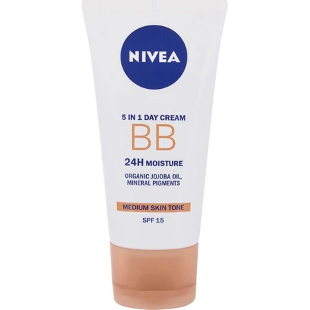 NIVEA Осветляющий увлажняющий BB-крем 5в1 1×50 мл, темный BB-крем: цены и характеристики