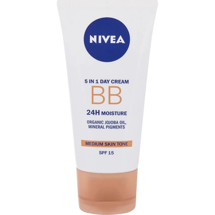NIVEA Осветляющий увлажняющий BB-крем 5в1 1×50 мл, темный BB-крем: цены и характеристики