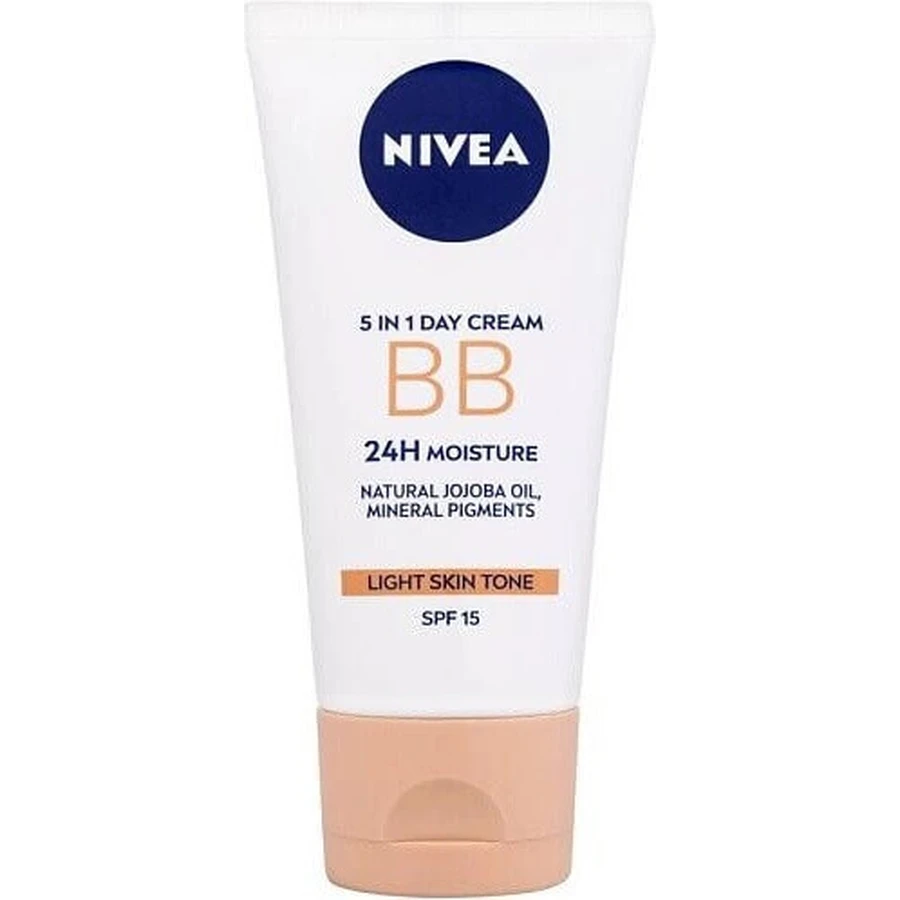 NIVEA Осветляющий увлажняющий BB-крем 5в1 1×50 мл, темный BB-крем: цены и характеристики