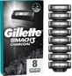 Gillette Mach3 Charcoal Сменные бритвенные головки для мужчин 8 шт.