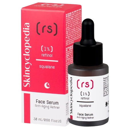 Skincyclopedia, антивікова сироватка для обличчя з 1% ретинолу та скваланом, нічна, 30 мл: ціни та характеристики