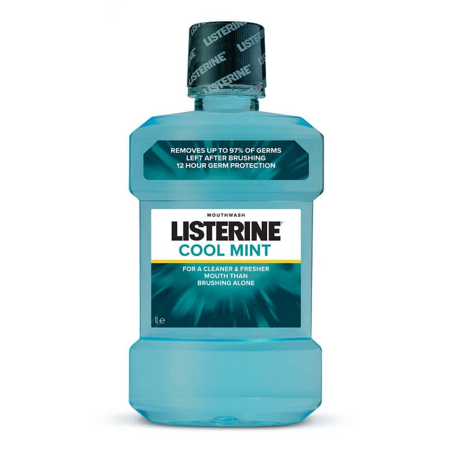 Ополіскувач для ротової порожнини Listerine Cool Mint, 1000 мл: ціни та характеристики