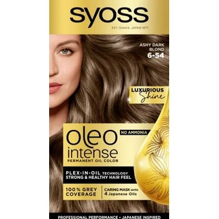 Syoss Oleo Інтенсивна перманентна фарба 6-54 Темний блонд, 1 шт.