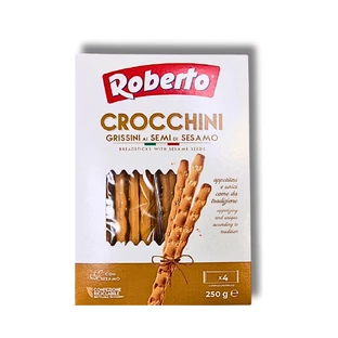 Гризин с кунжутом Crochine, 250 г, Roberto