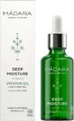 Mádara DEEP MOISTURE, глибоко зволожуюча вітамінна олія для обличчя 1×50 мл, органічна сертифікована універсальна вітамінна олія
