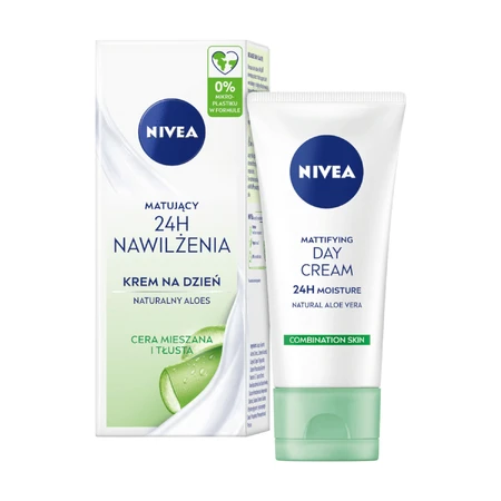 Nivea 24-годинний зволожуючий денний крем для жирної та комбінованої шкіри, 50 мл: ціни та характеристики