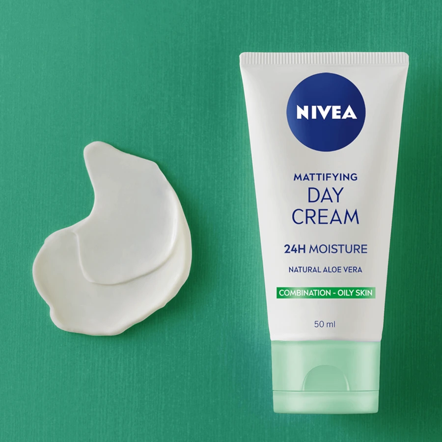 Nivea 24-годинний зволожуючий денний крем для жирної та комбінованої шкіри, 50 мл: ціни та характеристики