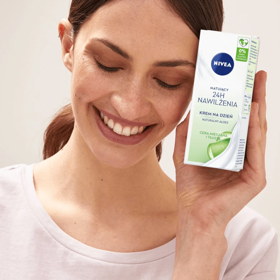 Nivea 24-годинний зволожуючий денний крем для жирної та комбінованої шкіри, 50 мл: ціни та характеристики