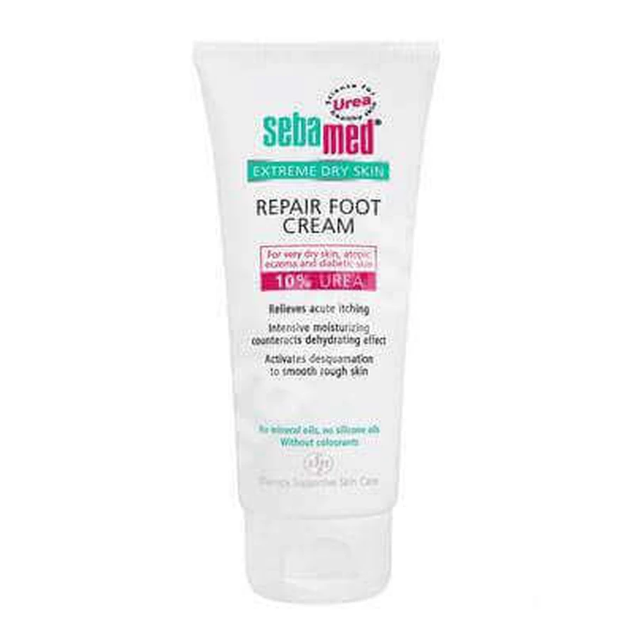 Крем для ніг з 10% сечовини для дуже сухої шкіри, 100 мл, sebamed: ціни та характеристики